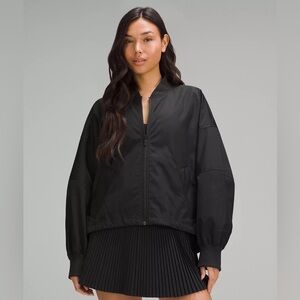 BNWT Lightweight Hem-Cinch Bomber Jacket